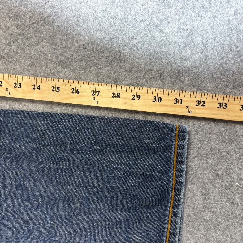 Quiksilver Reese Forbes Signature Jeans Men 34 Blue Denim Skate Relaxed Straight - Picture 4 of 7